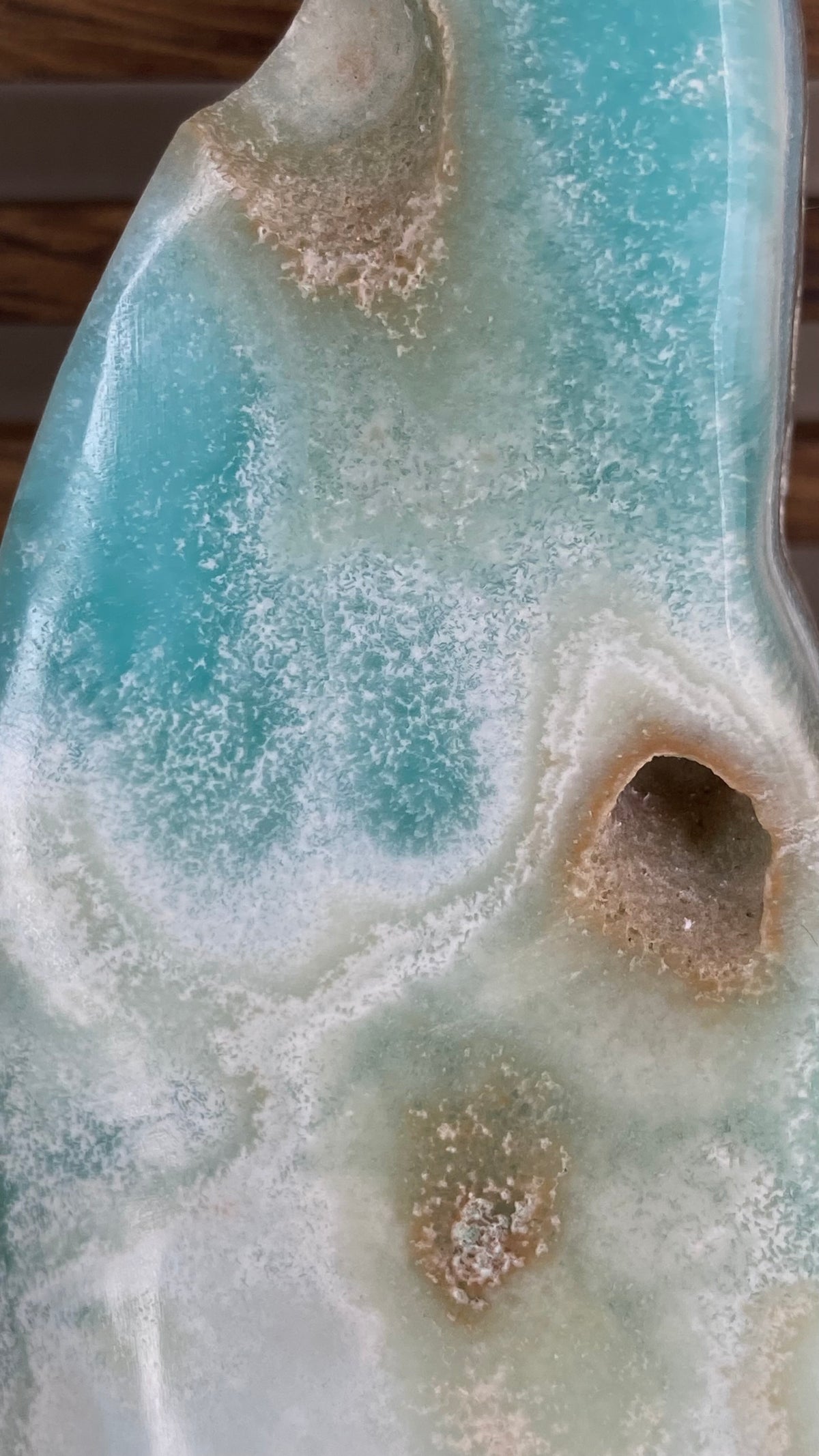 Blue Aragonite Freeform