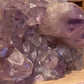 Amethyst Skull w/Feathers