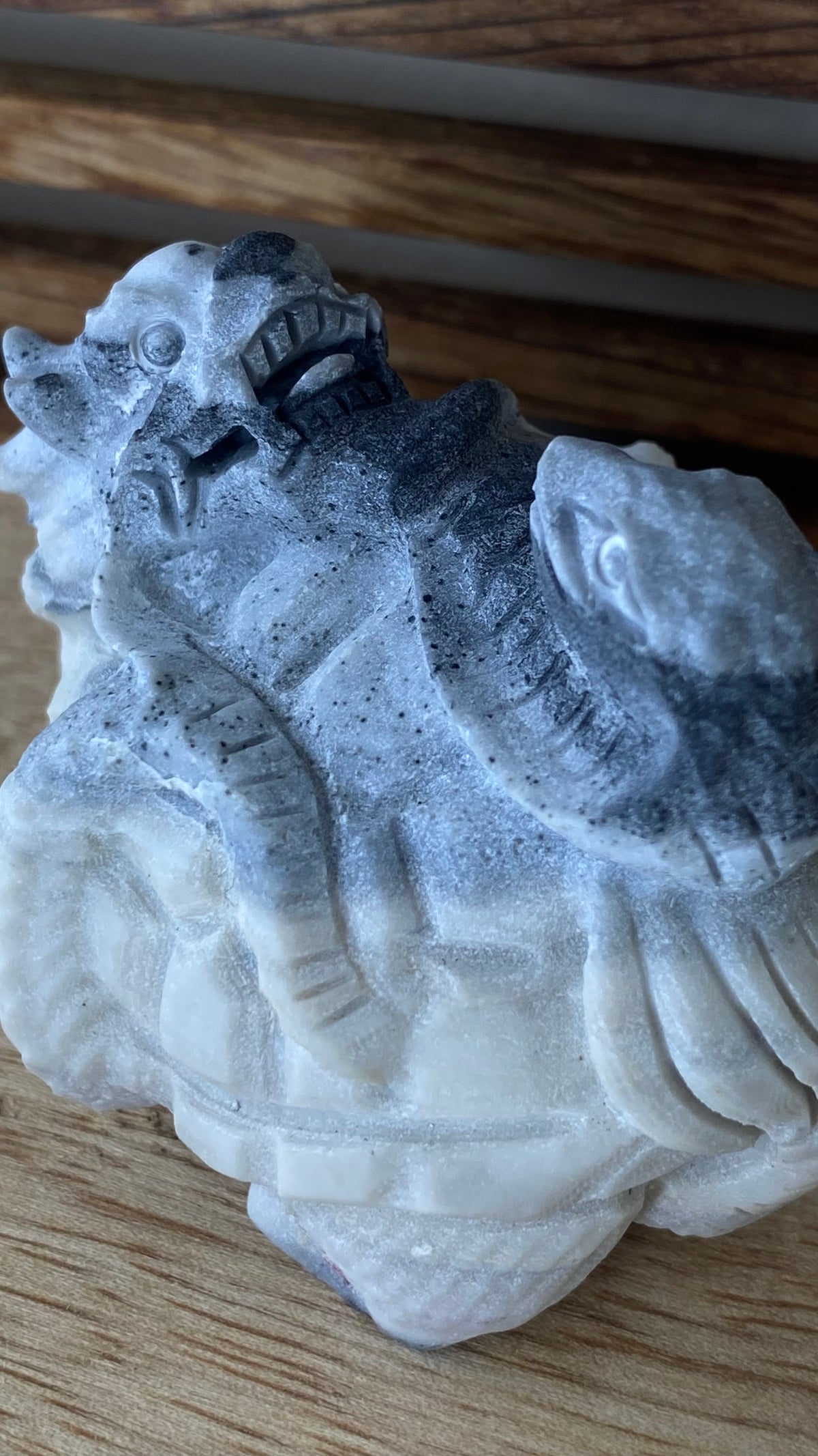 Taiji Jade Dragon Turtle w/Snake