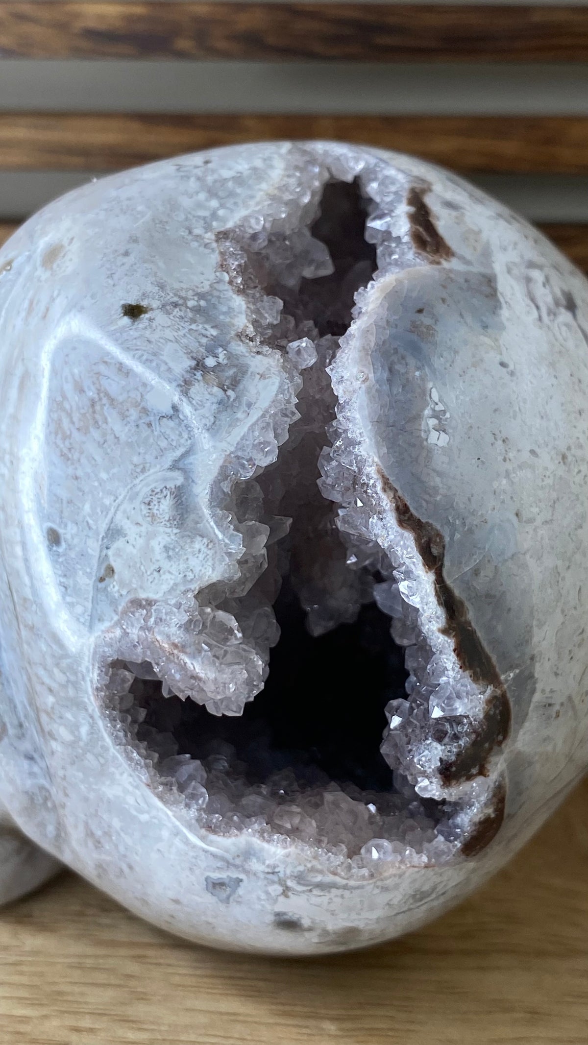 Pink Amethyst Skull