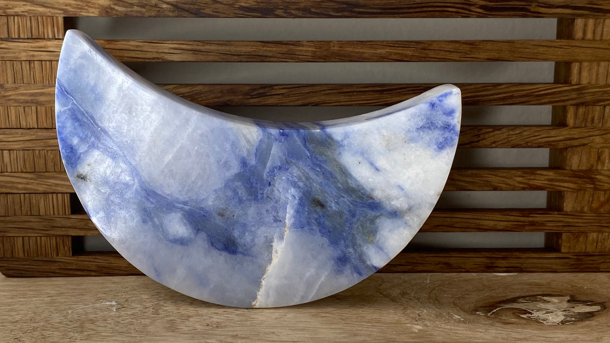 Afghanite Crescent Moon