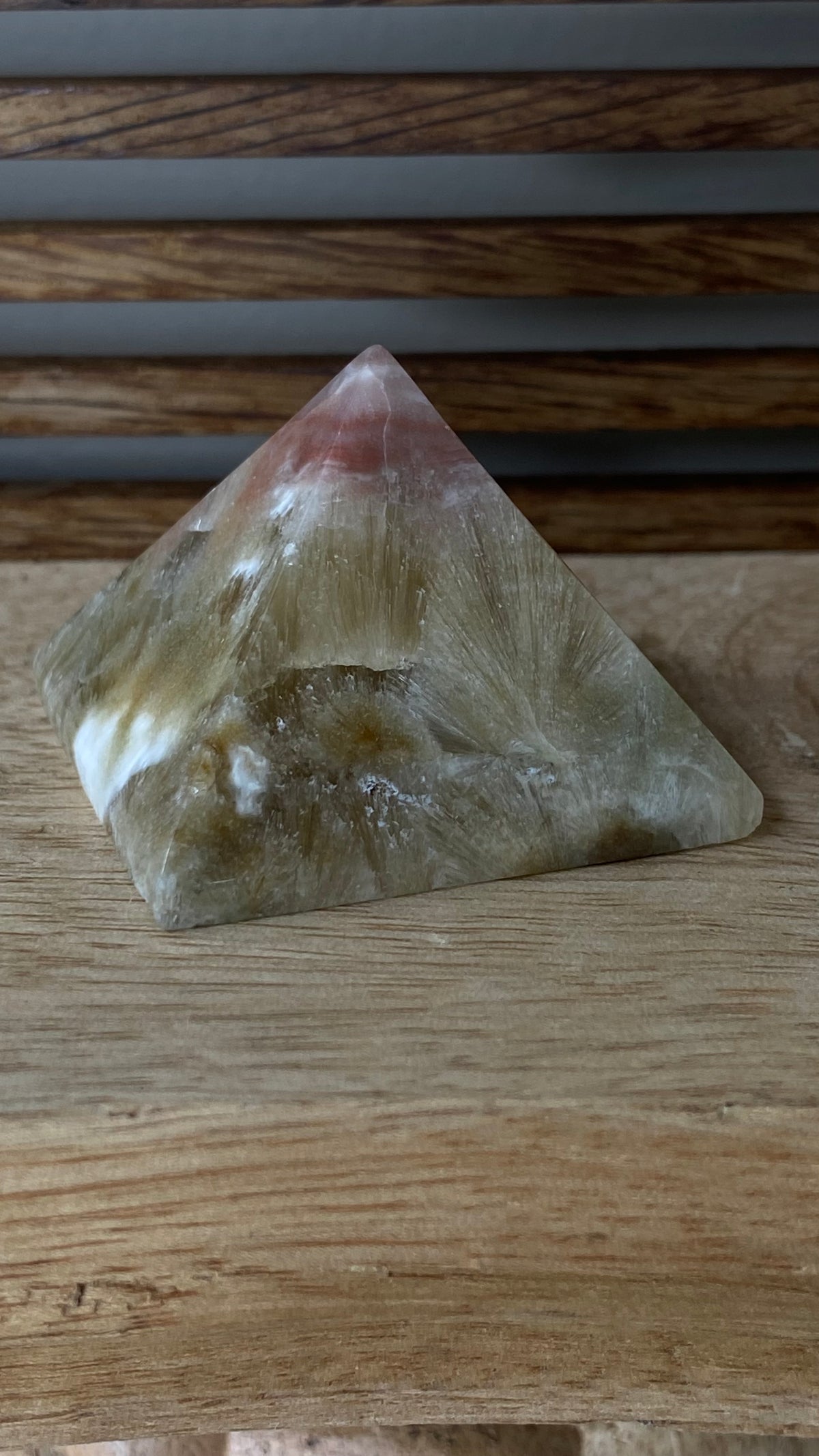 Pink Banded “Onyx” Pyramid