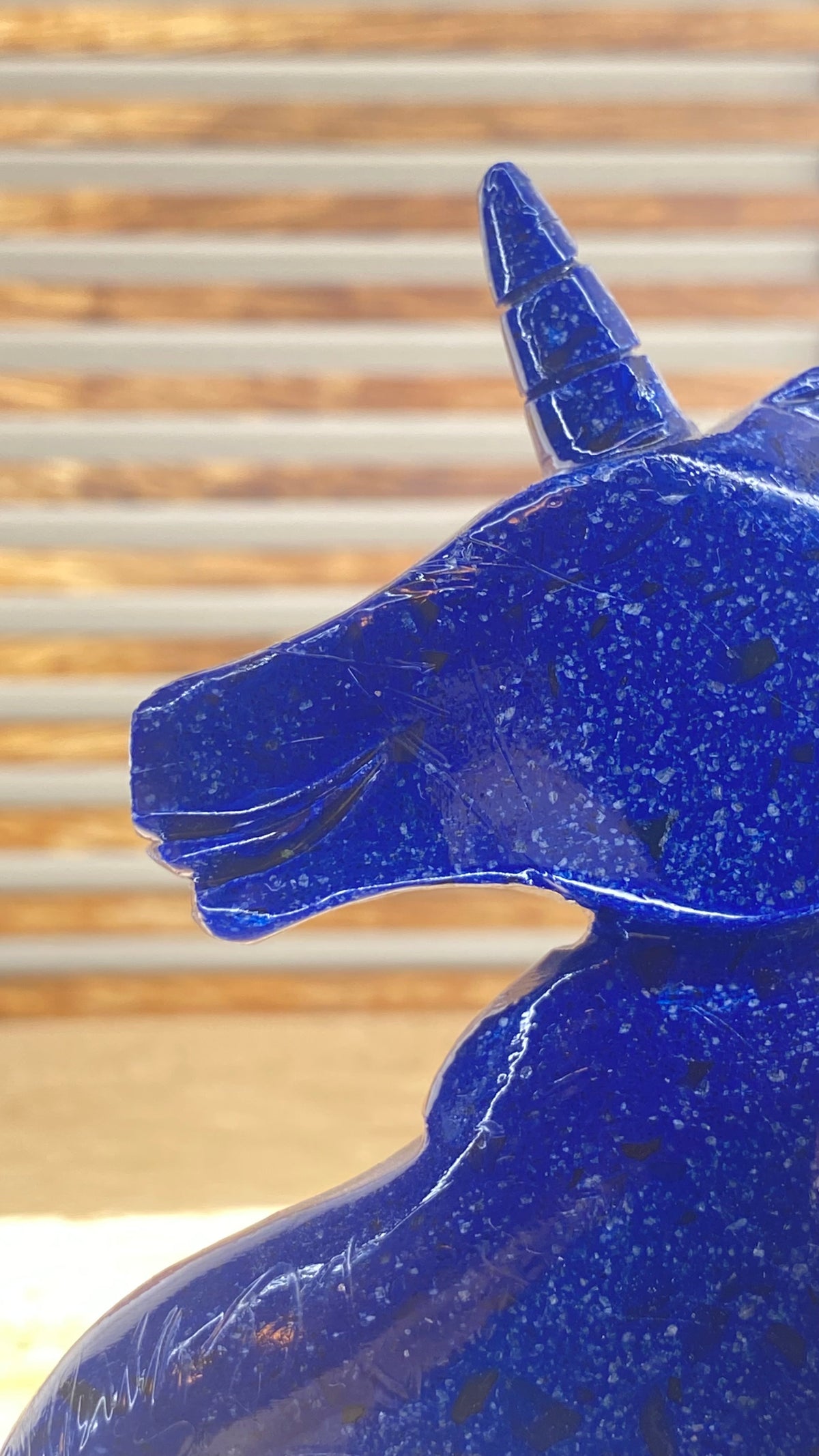 Dumortierite Unicorn Head