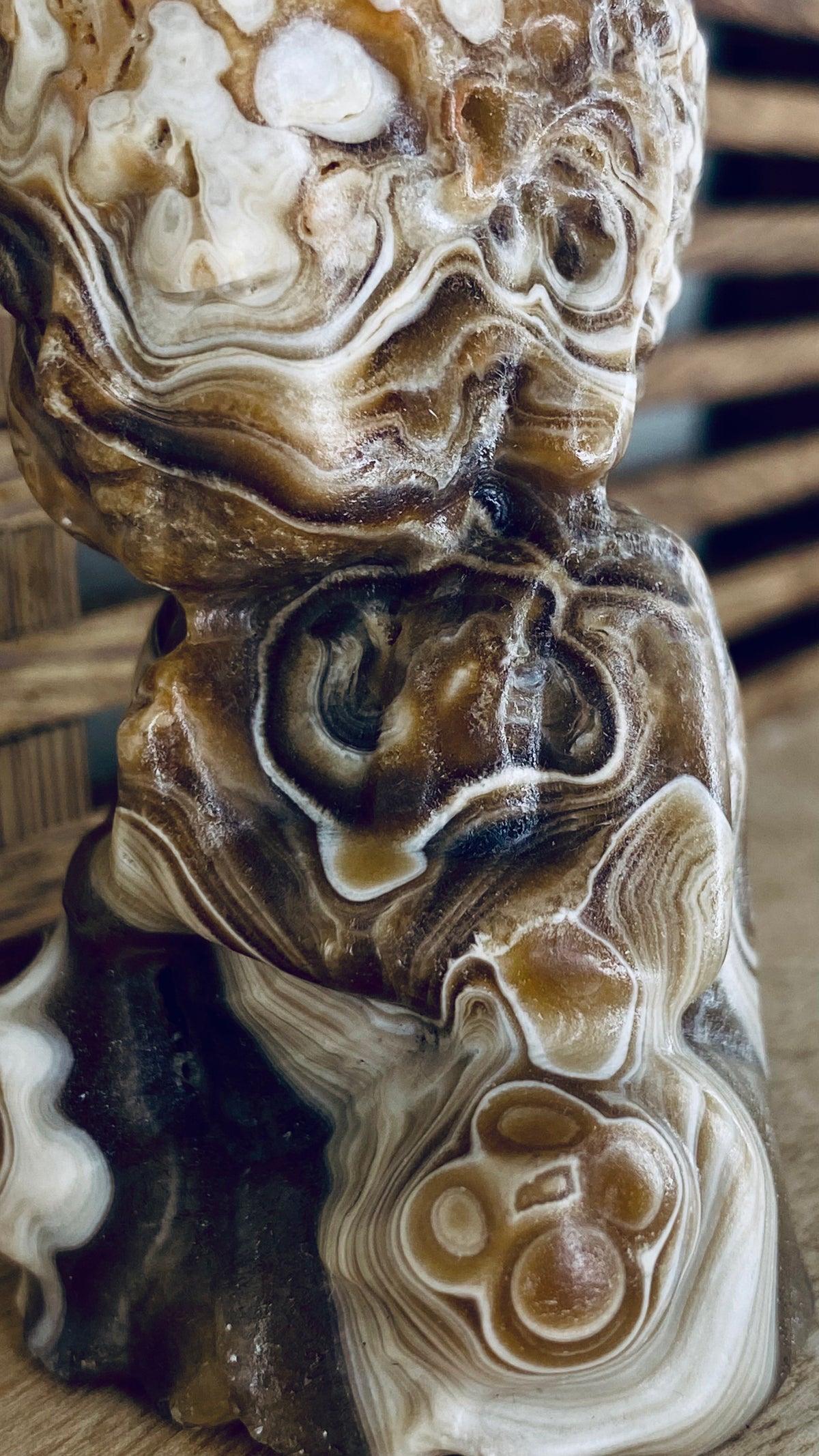 Calcite Buddah Figure