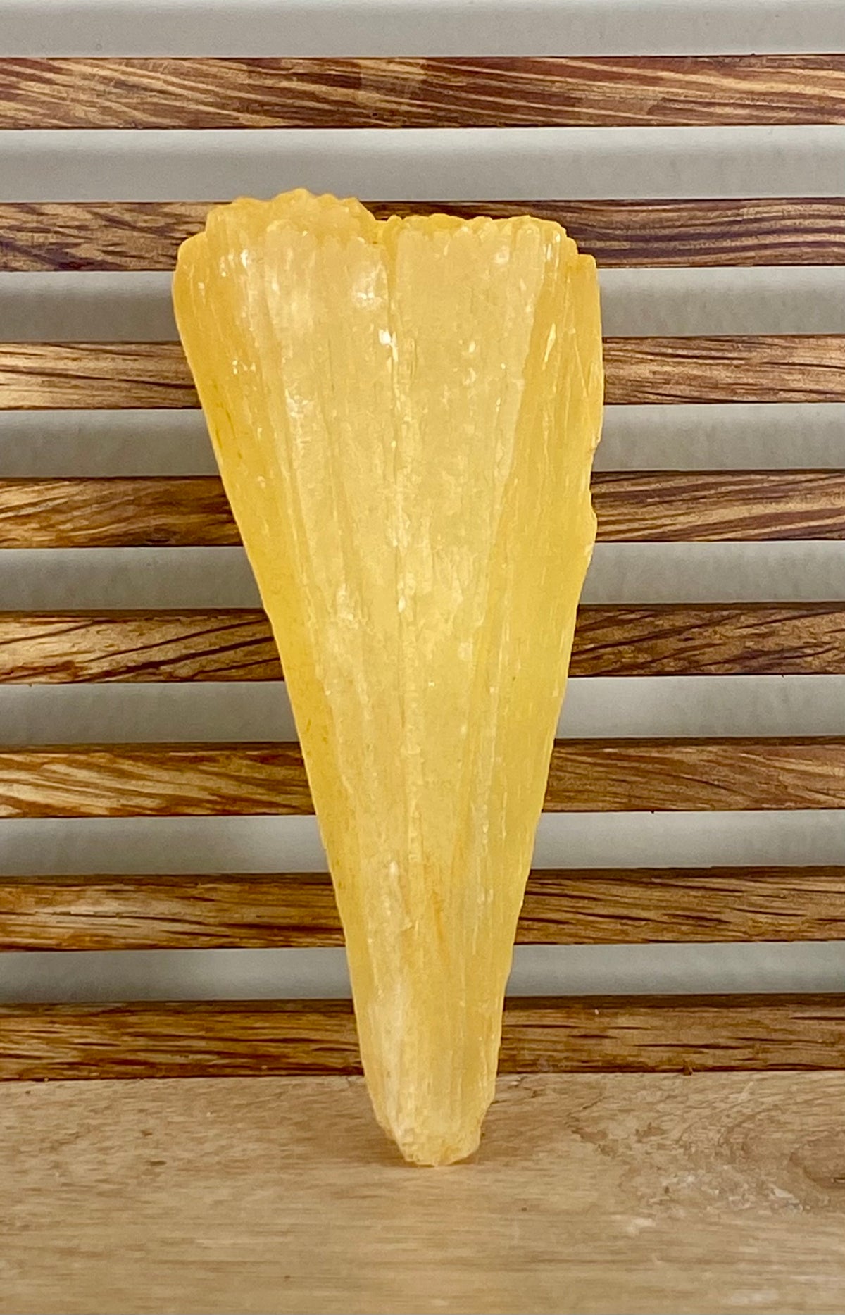 Orange Calcite - Scalenohedral Growth
