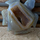 Agate w/Druzy Turtle