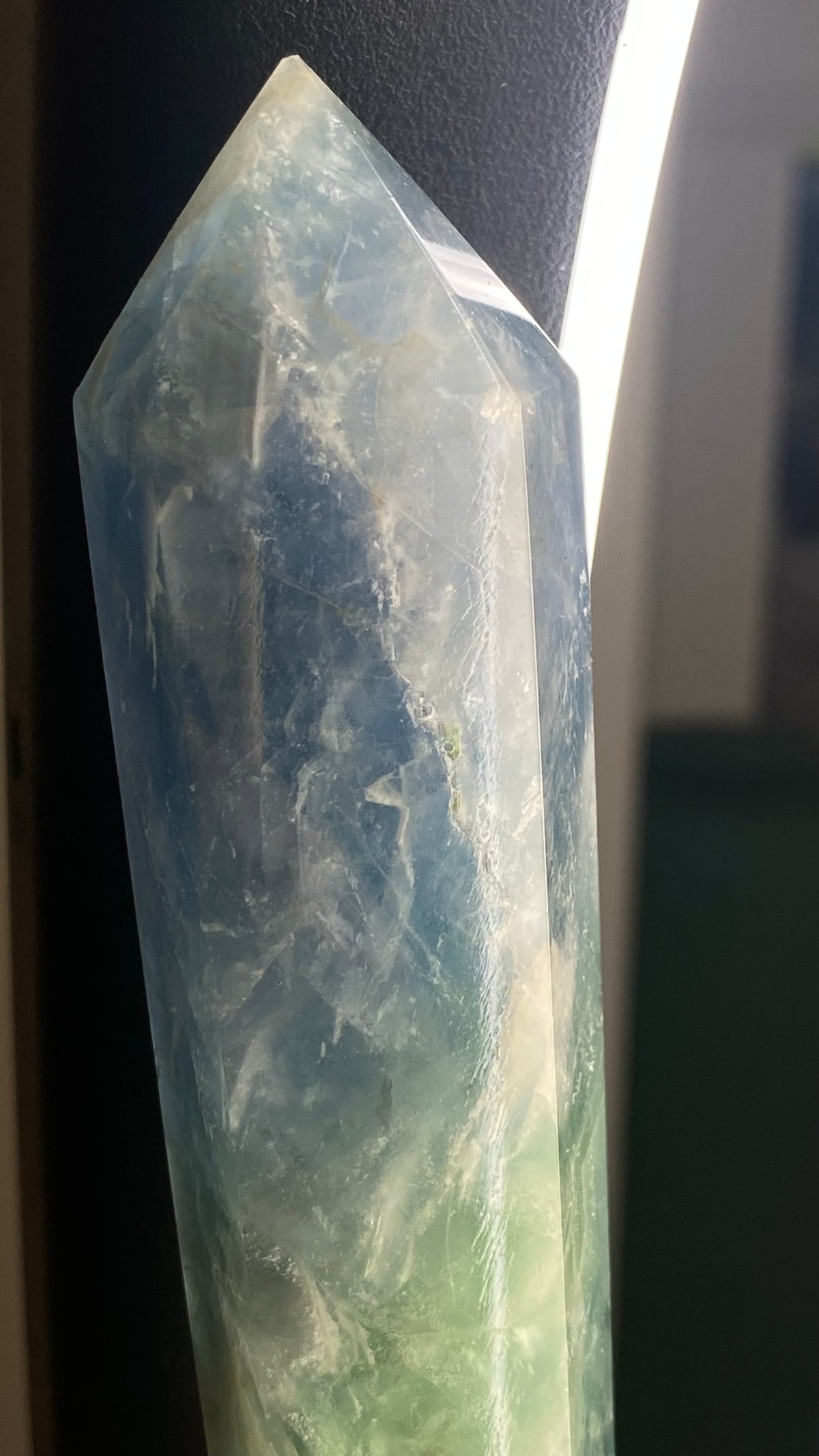 Green-Blue Fluorite DT Wand