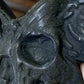 Golden Sheen Obsidian Butterfly Skull (Darker) Flat Carving (1 carving)