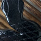 Black Jade Snake Flat Carving